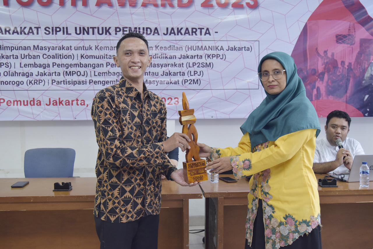 Founder Bale Buku Jakarta Raih "Jakarta Youth Award 2023"
