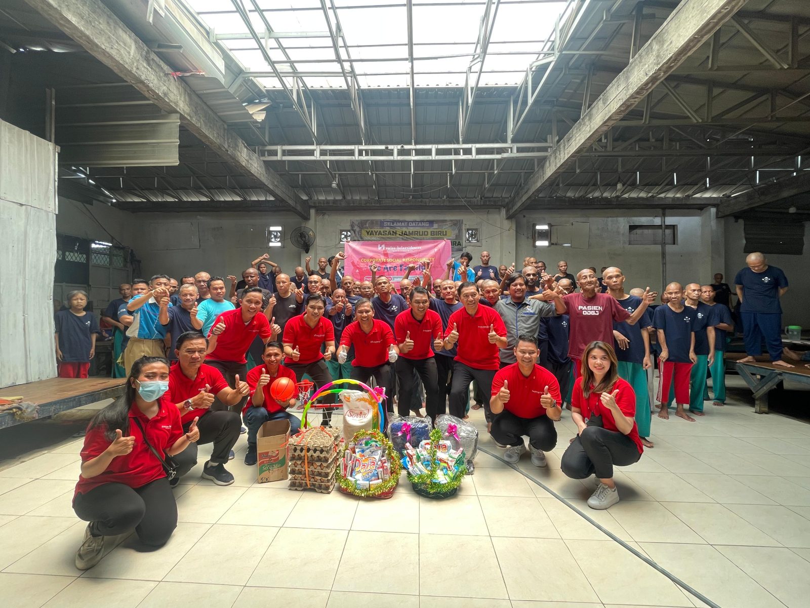 Swiss-Belresidences Kalibata Kunjungi Yayasan Jamrud Biru