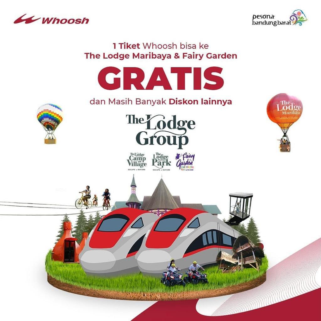 Whoosh Tawarkan Promo Gratis Dan Diskon Di 12 Wisata