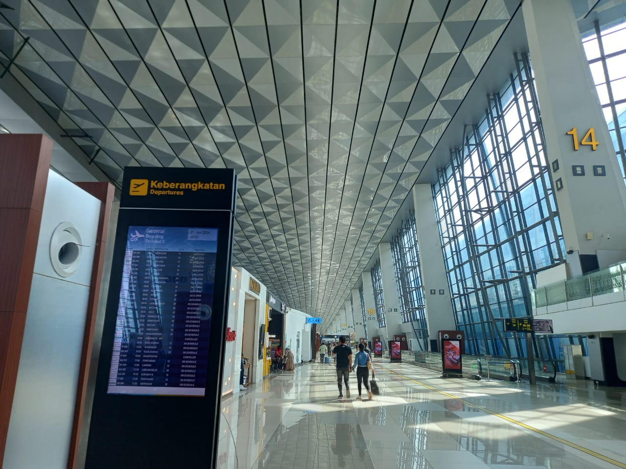 Kemegahan Terminal 3 Ultimate Bandara Soekarno-Hatta