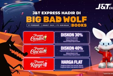 J&T Express Hadir Di Big Bad Wolf