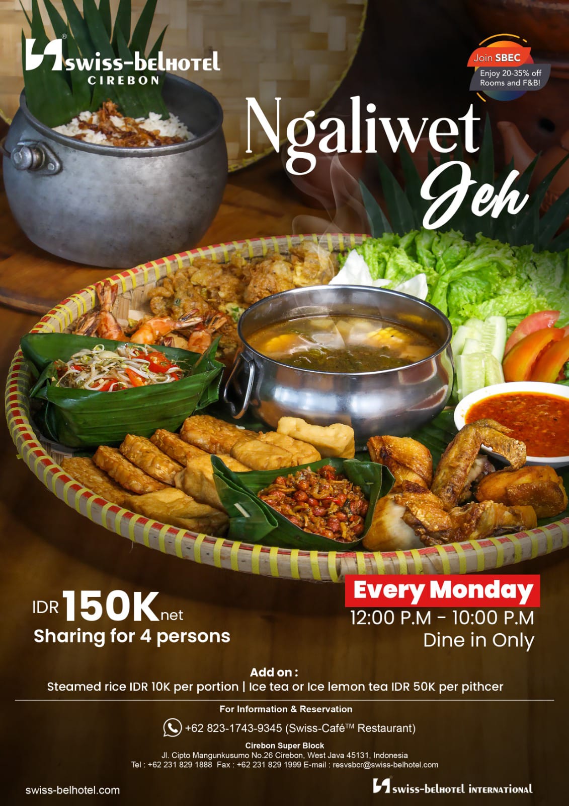 Sensasi Kuliner Kekinian di Swiss-Belhotel Cirebon: Promo Tematik "Makanan Gaul"
