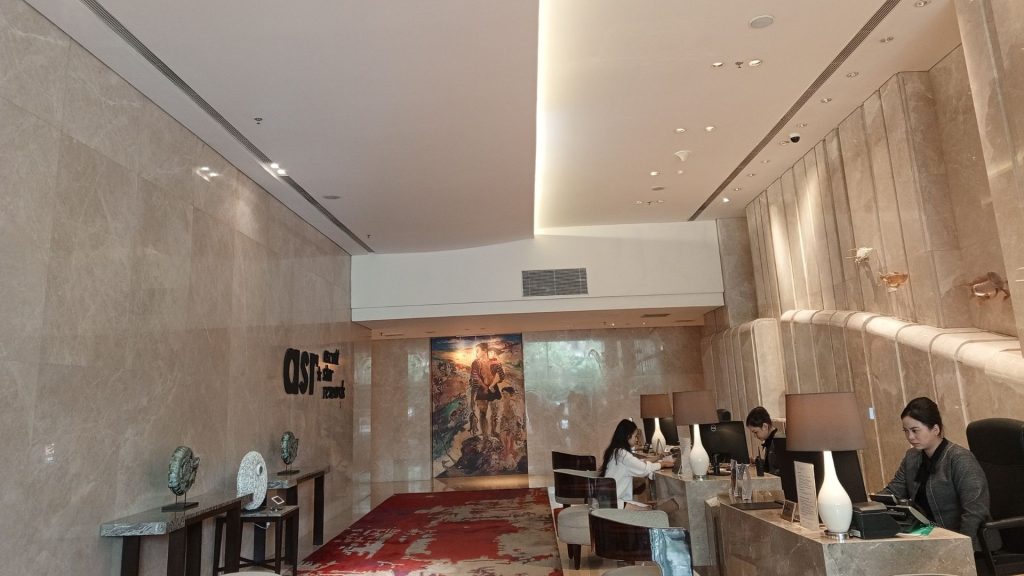 Suasana Lobby Hotel Ascott Kuningan Jakarta, foto: ilfa