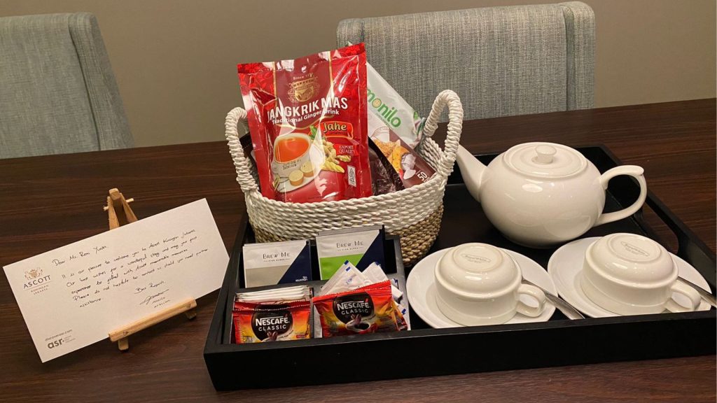 Sambutan hangat Ascott Hotel untuk para tamu, foto: reni
