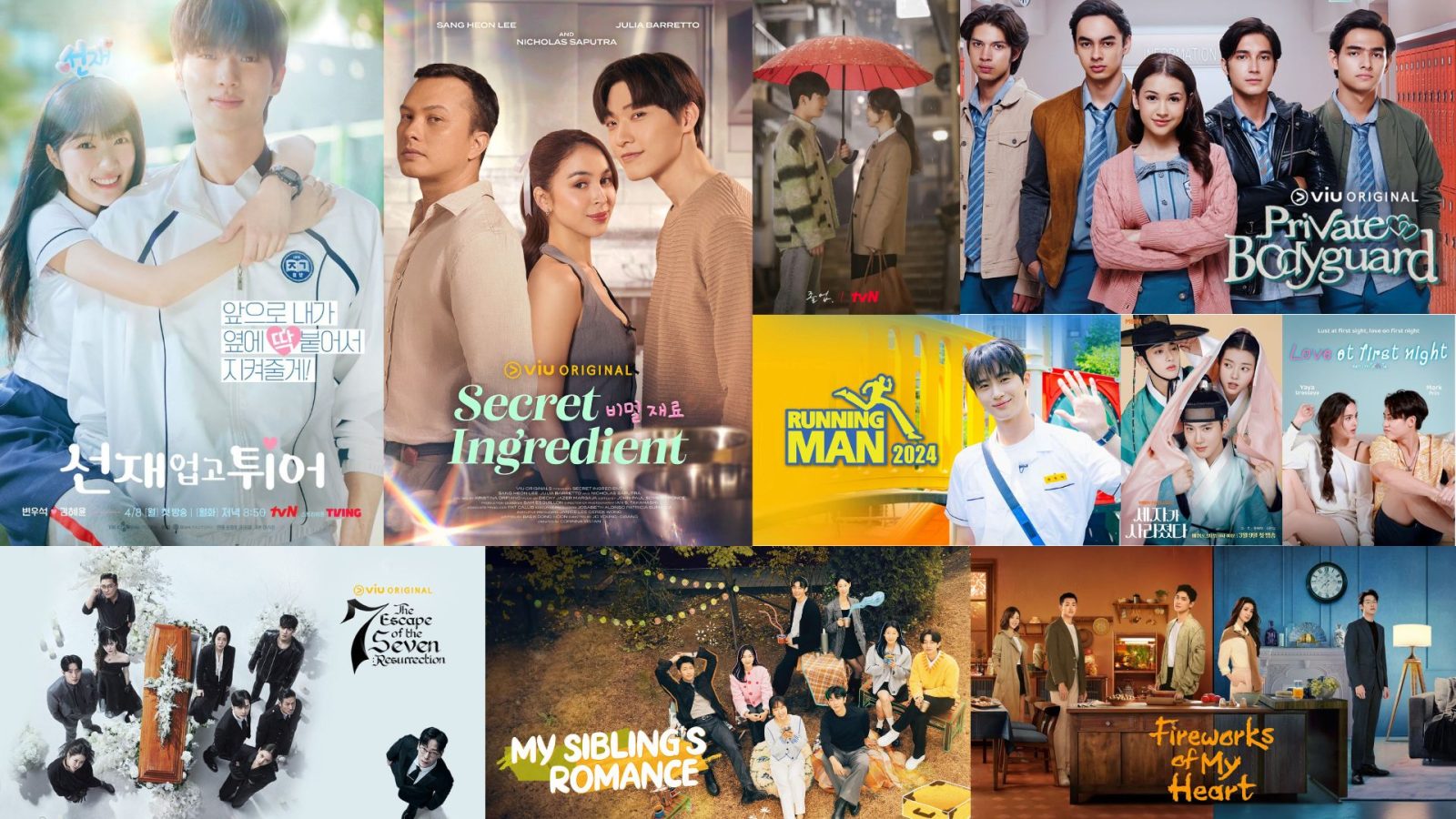 Top 10 Serial Drama dan Variety Show Terpopuler di Viu