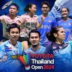 Gregoria Mariska Tunjung dan Komang Ayu Cahya Dewi berhasil lolos ke babak 16 besar Thailand Open 2024 sumber: ig rctiplusofficial